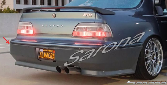 Custom Acura Legend  Sedan Rear Lip/Diffuser (1991 - 1995) - $375.00 (Part #AC-003-RA)